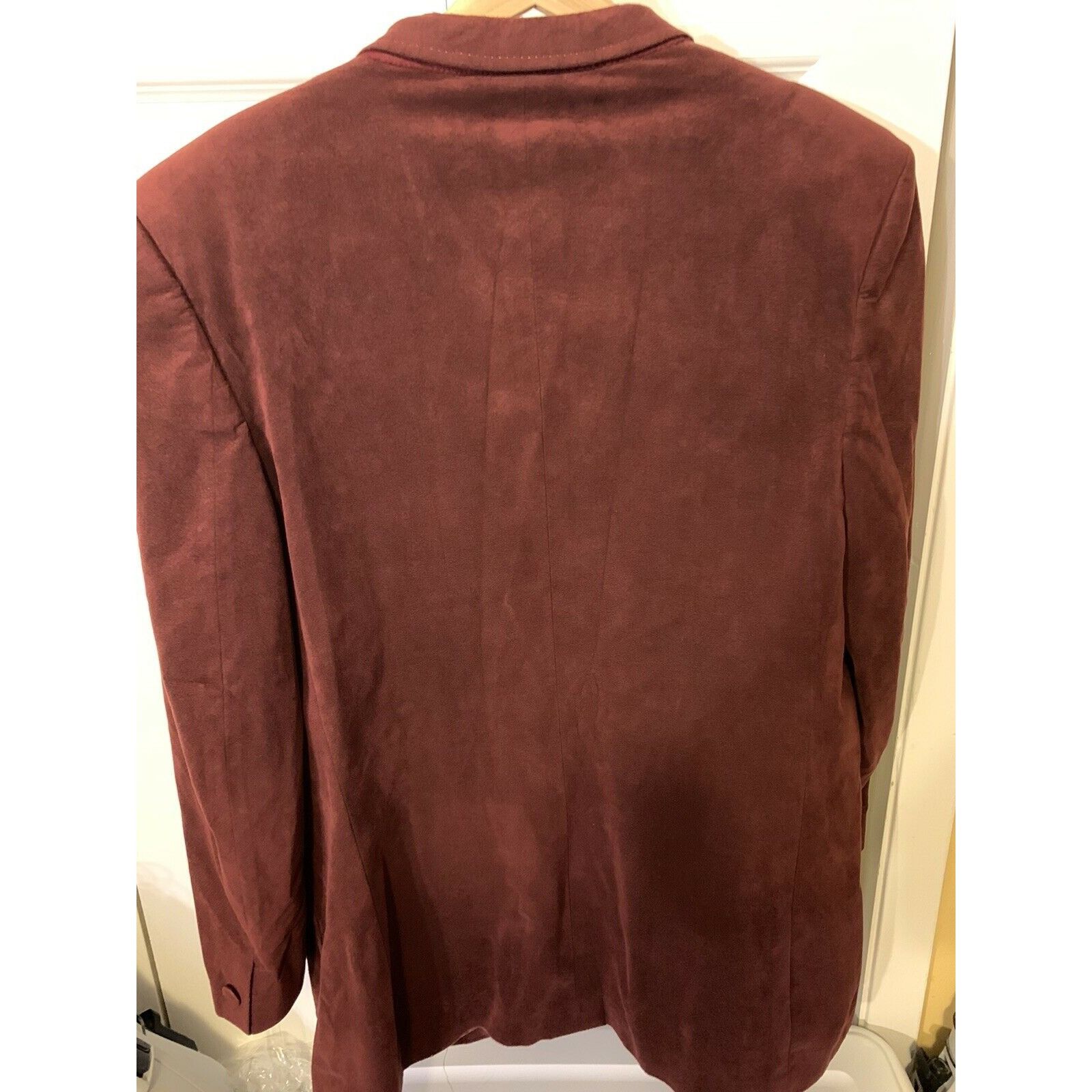 Vintage Rountree Williams Le Baron Skinner Ultra Suede Fabric Coat J Size US XXL / EU 58 / 5 - 11 Thumbnail