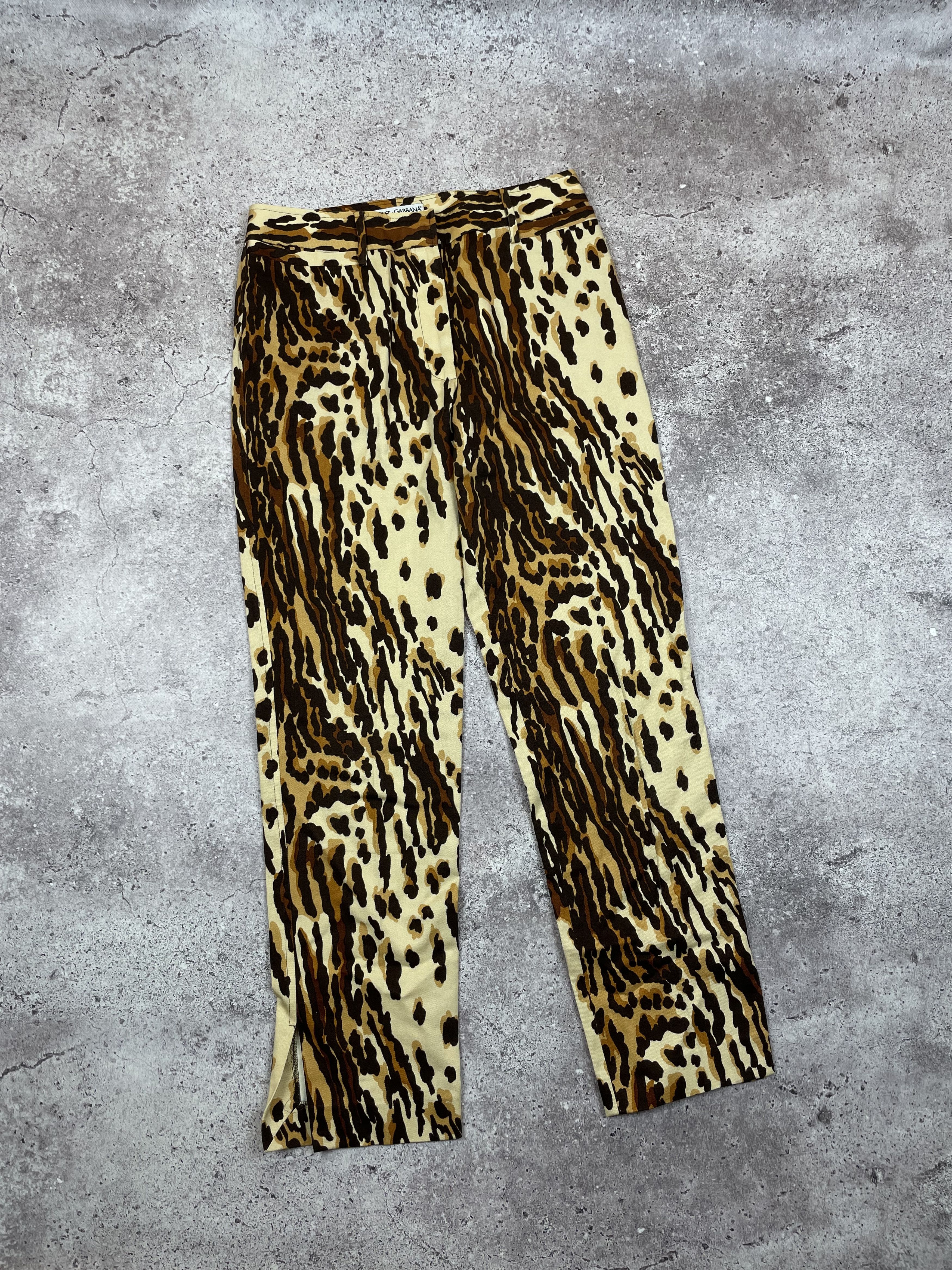 Dolce & Gabbana Dolce & Gabbana Leopard Animal Print Pants woman 's Size 28" / US 6 / IT 42 - 1 Thumbnail