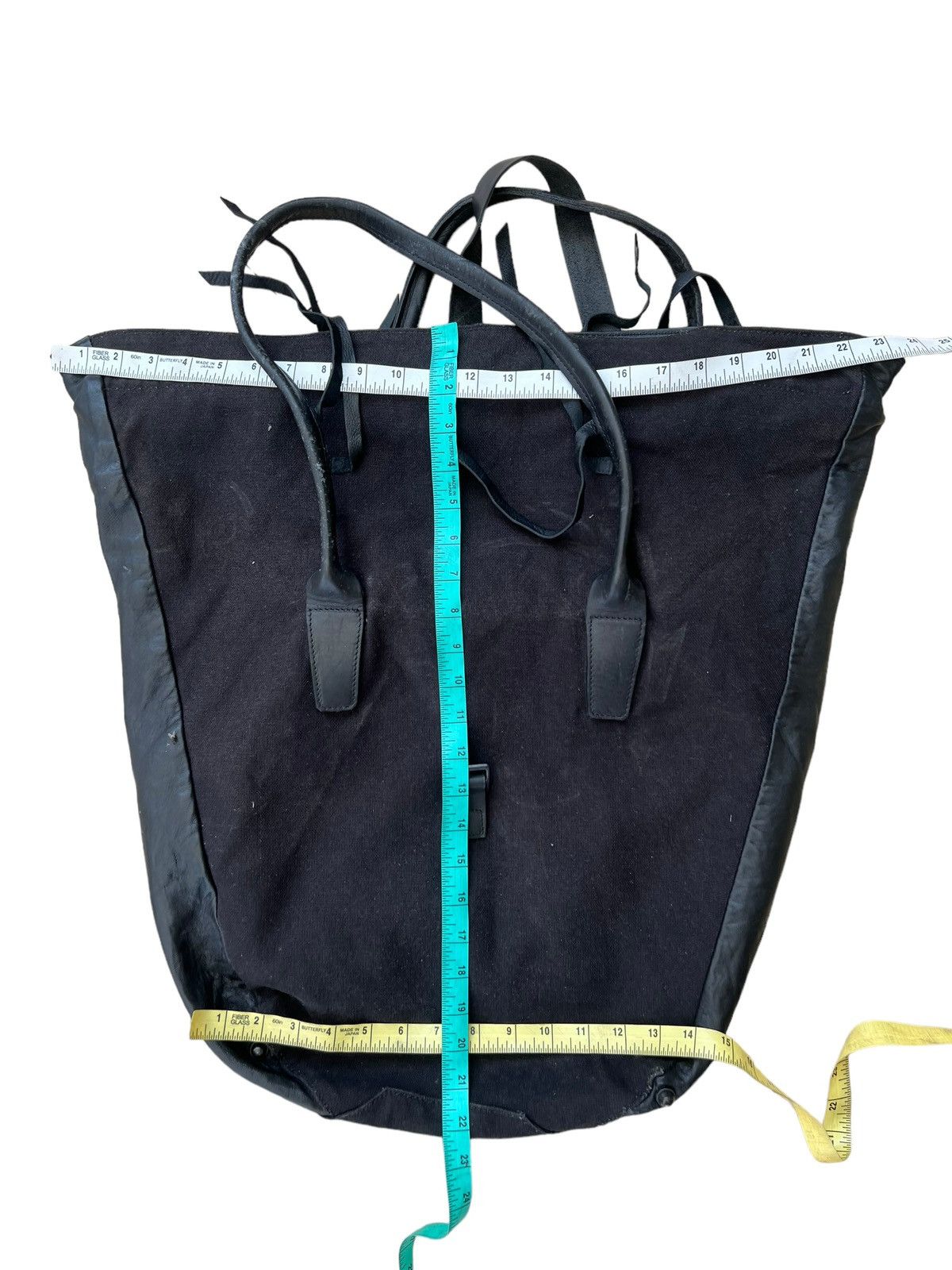 ato Ato Japan Hybrid Leather Cotton Unique Tote Bag Large Size ONE SIZE - 9 Thumbnail