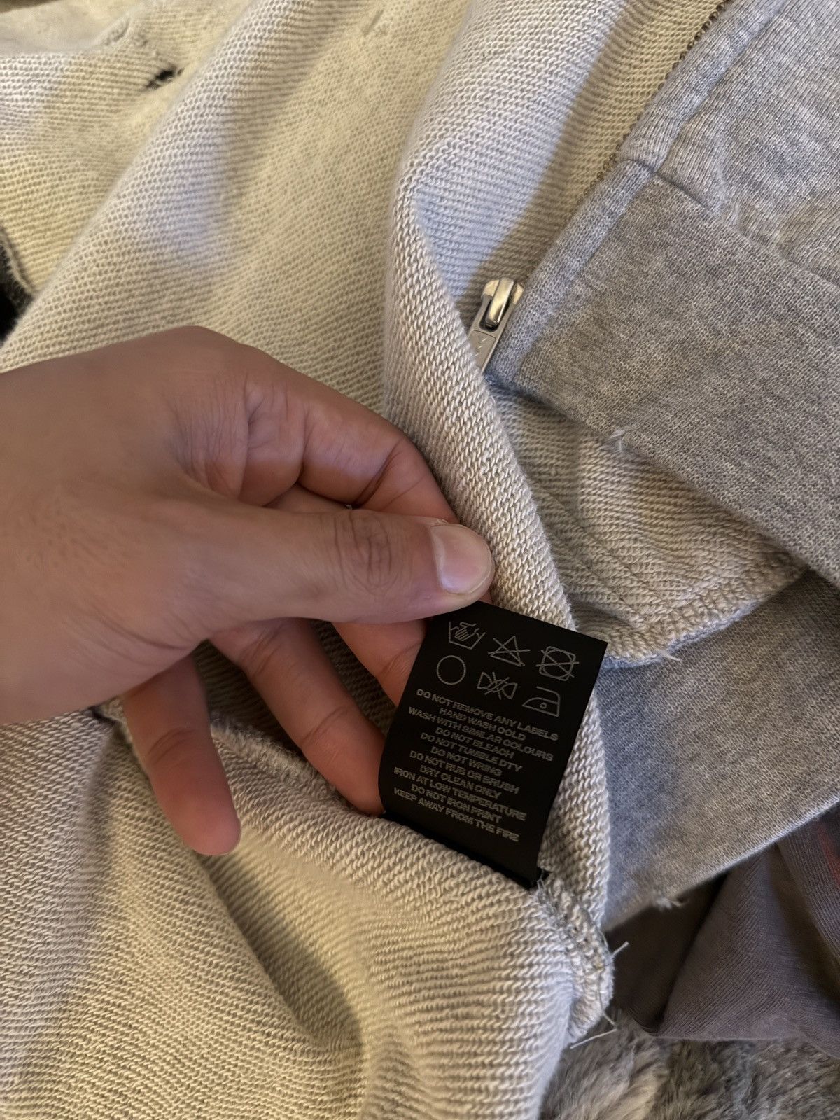 PROJECT G/R Protocol Index - Reconstructed Sweatshirts Zip Hoodie Size US M / EU 48-50 / 2 - 8 Thumbnail