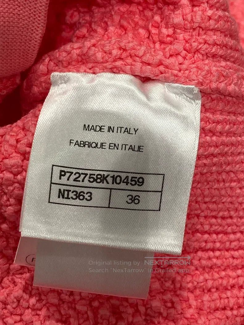 Chanel Chanel 22-year-old pink orange knitted cardigan coat Size XS / US 0-2 / IT 36-38 - 5 Thumbnail