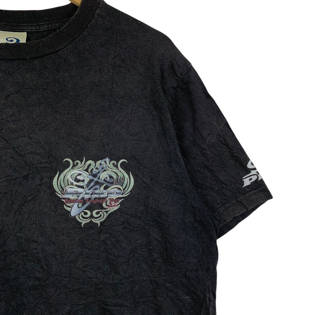 Vintage Vintage Piko Hawaiian Longboard Wear Tribal Chrome Graphic Size US XL / EU 56 / 4 - 5 Thumbnail