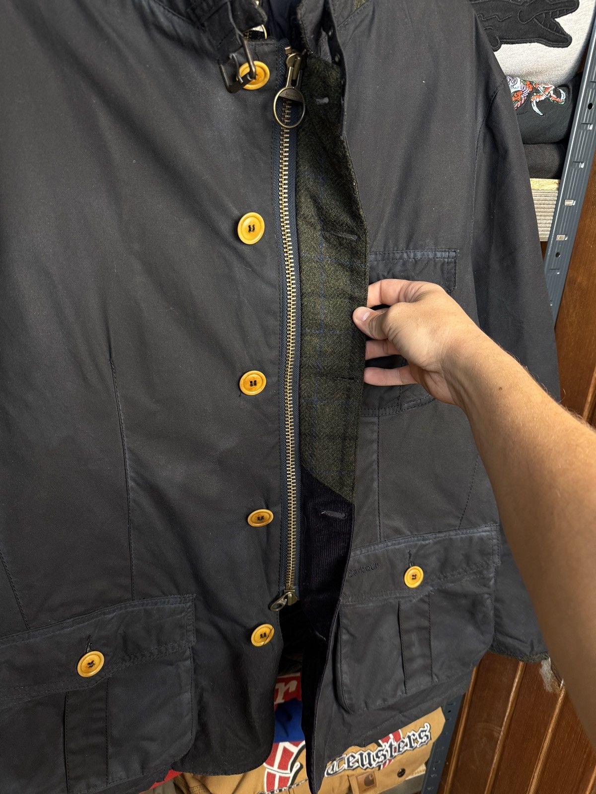 Barbour Vintage mens Barbour Wax jacket size XXL Size US XXL / EU 58 / 5 - 9 Thumbnail