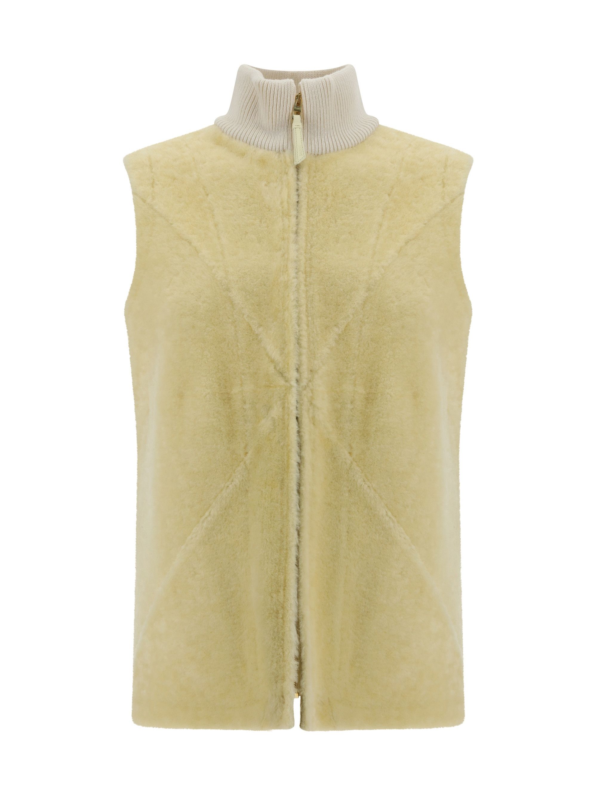 Loewe o1y1025 Vest in Pastel Yellow Size L / US 10 / IT 46 - 1 Thumbnail