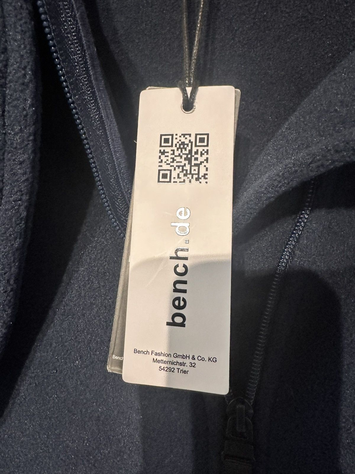 Bench Bench Fleece Jacket Navy – XS / EU 36 – New With Tags Size XS / US 0-2 / IT 36-38 - 2 Thumbnail