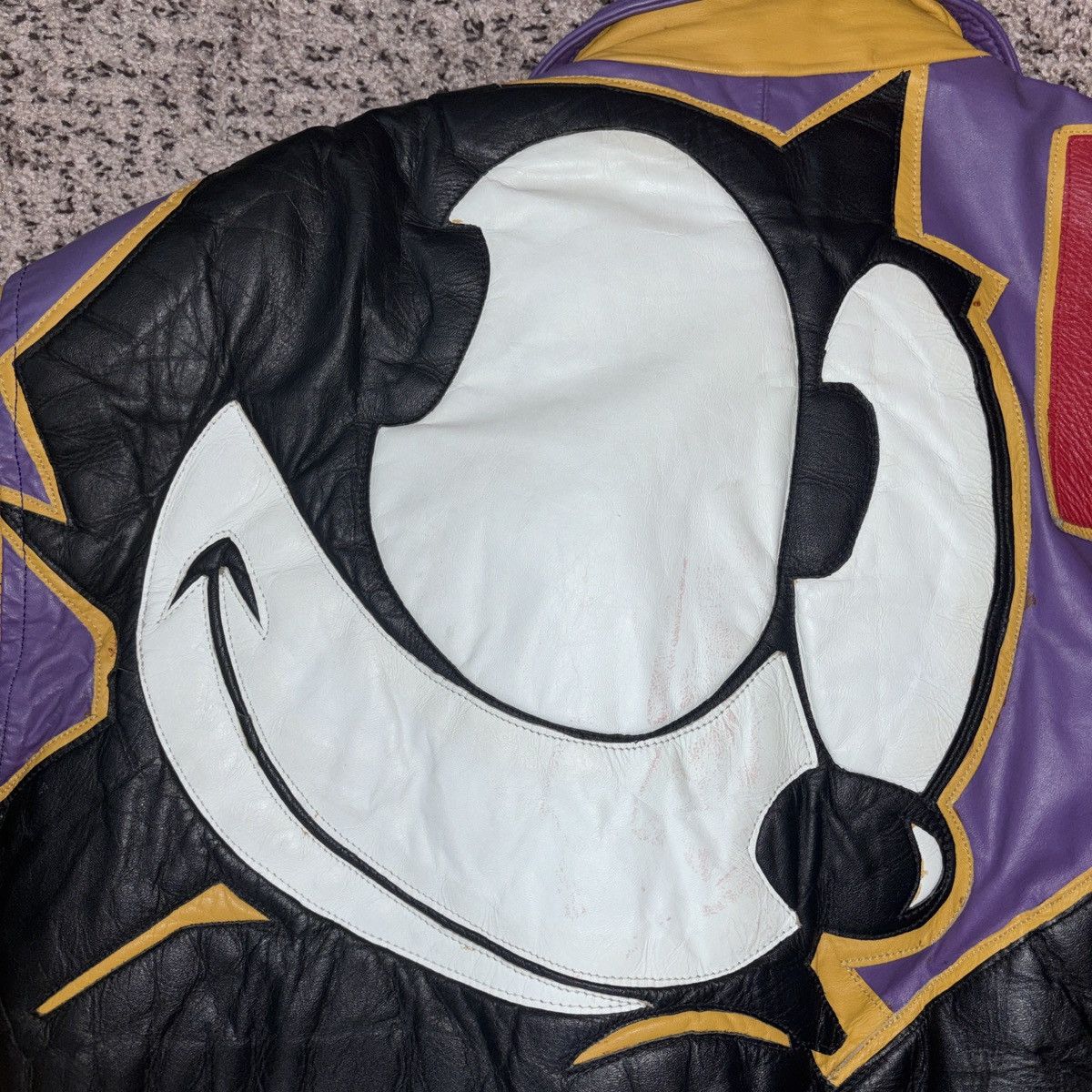 Other Vintage Maziar Leather Gallery Felix The Cat Leather Jacket Size US S / EU 44-46 / 1 - 7 Thumbnail