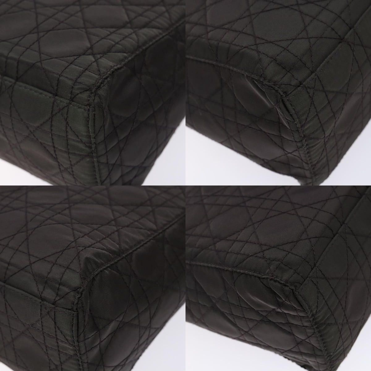 Dior DIOR Canage Hand Bag Nylon Khaki Purple Silver Size ONE SIZE - 10 Thumbnail