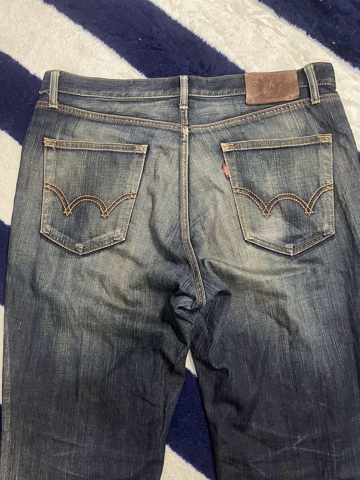Edwin × Japanese Brand Edwin Distressed Jeans (14) Size US 38 / EU 54 - 7 Thumbnail