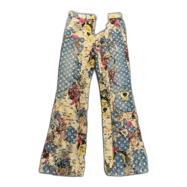 Louis Vuitton louis vuitton floral distressed jeans-2508 Size US 30 / EU 46 - 1 Thumbnail