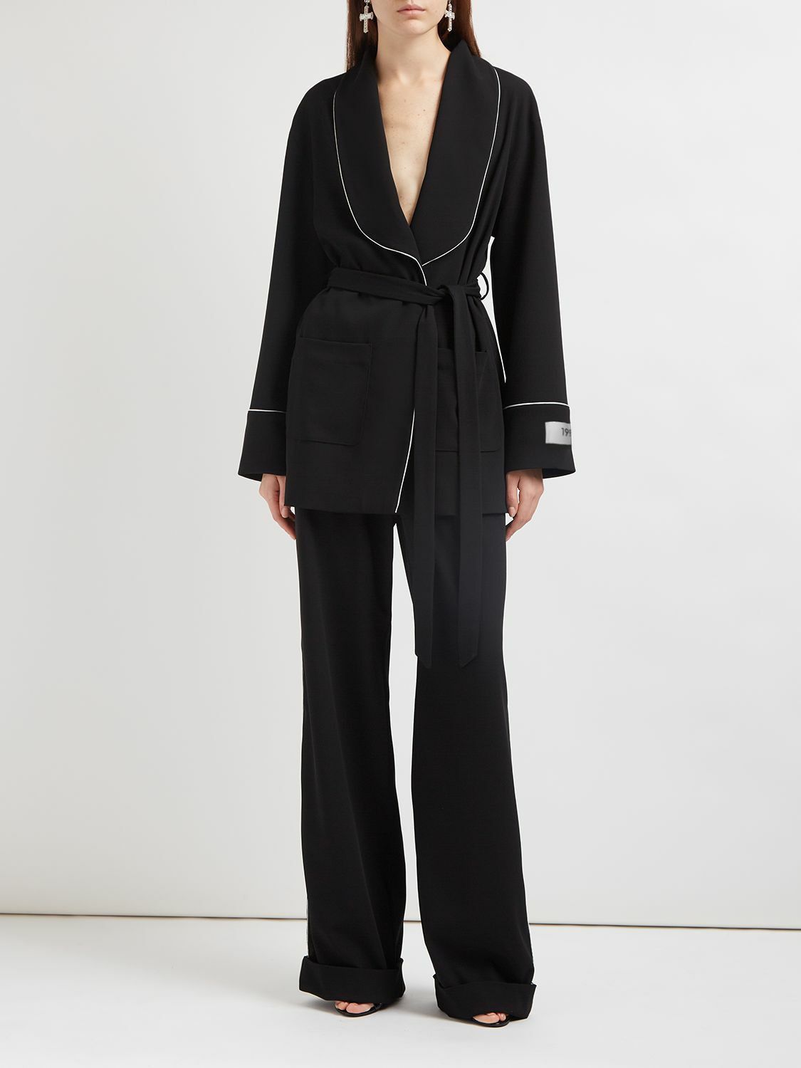 Dolce & Gabbana o1y0825 Trench Coat in Black Size S / US 4 / IT 40 - 5 Thumbnail