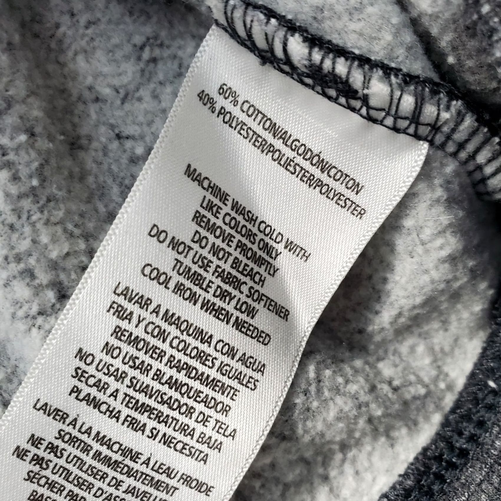 Calvin Klein Calvin Klein Womens Hoodie Shirt Cropped Gray Size M Front Logo Hooded Pullover Size M / US 6-8 / IT 42-44 - 6 Thumbnail