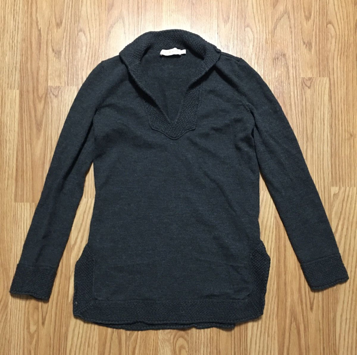 Tory Burch Tory Burch Grey Merino Wool Sweater Size XS Size XS / US 0-2 / IT 36-38 - 6 Thumbnail