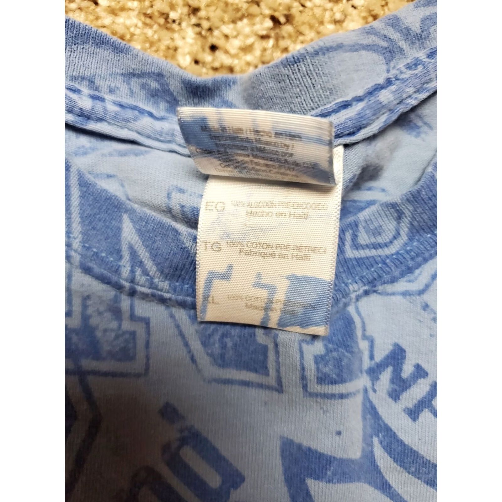 Gildan Gildan Northland Pioneer College T Shirt XL Mens Blue All Over Print Short Sleeve Shirt Ladies? Size US XL / EU 56 / 4 - 3 Thumbnail