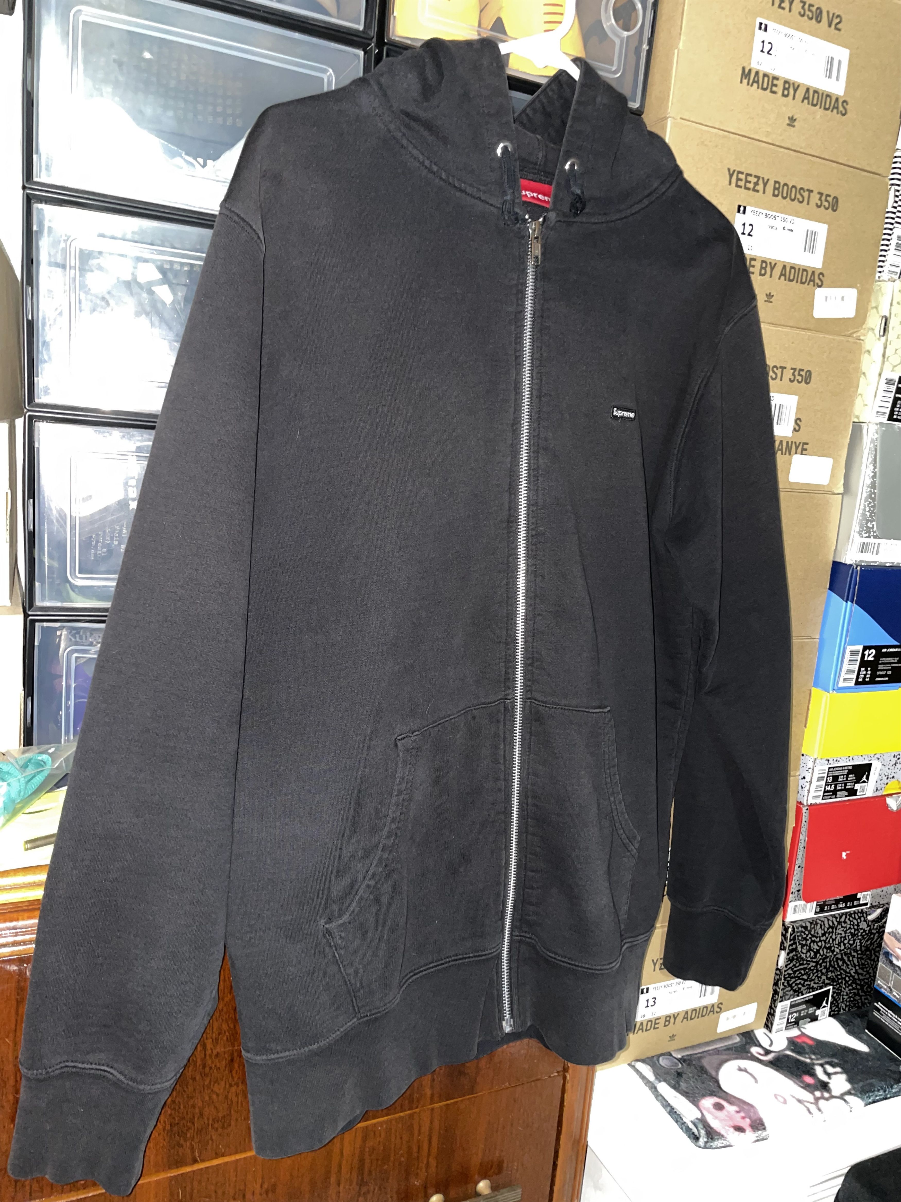 Supreme Supreme Small Box Zip Up Hooded Sweatshirt Black Large Size US L / EU 52-54 / 3 - 2 Thumbnail