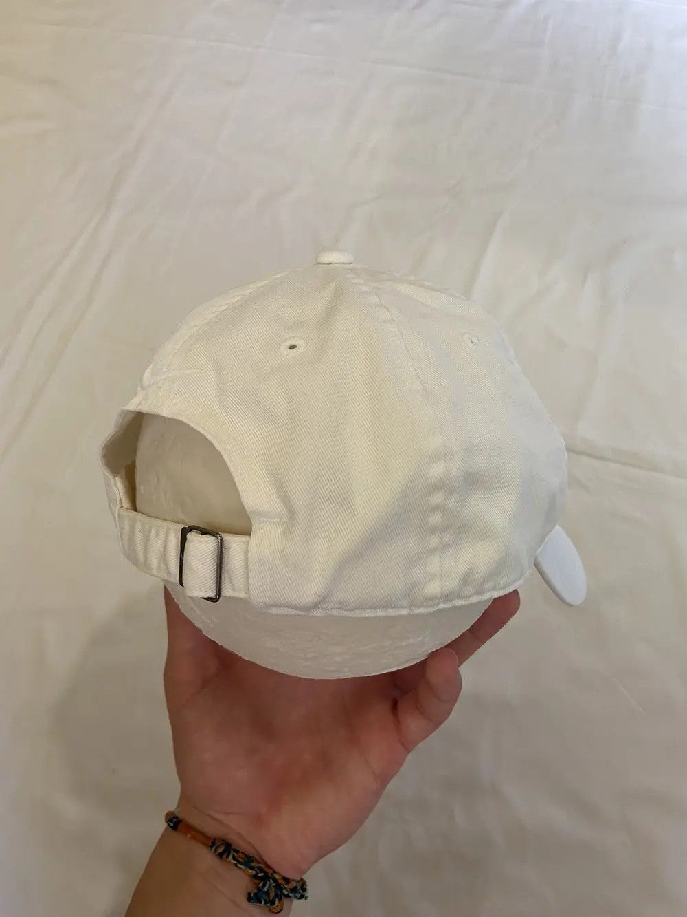 Nike VINTAGE 90’S NIKE SWOOSH HAT CAP Y2K JAPANESE SKATE DRILL Size ONE SIZE - 5 Thumbnail