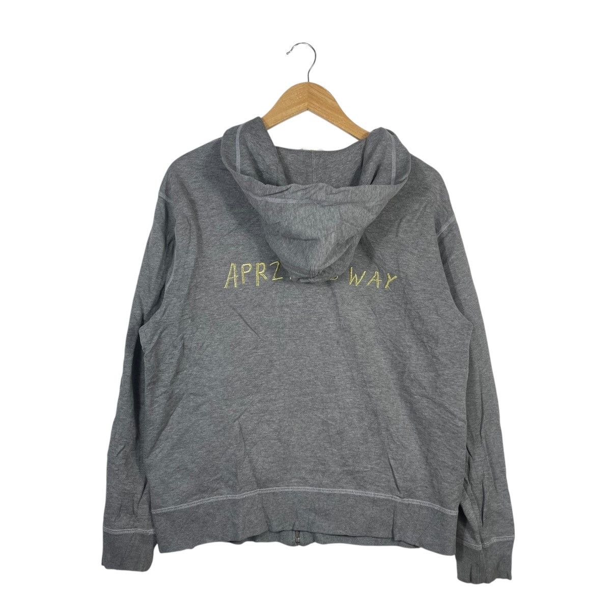 Jean-Michel Basquiat Jean Michel Basquiat Full Zip Hoodie Grey Embroidered Art Size US L / EU 52-54 / 3 - 4 Thumbnail