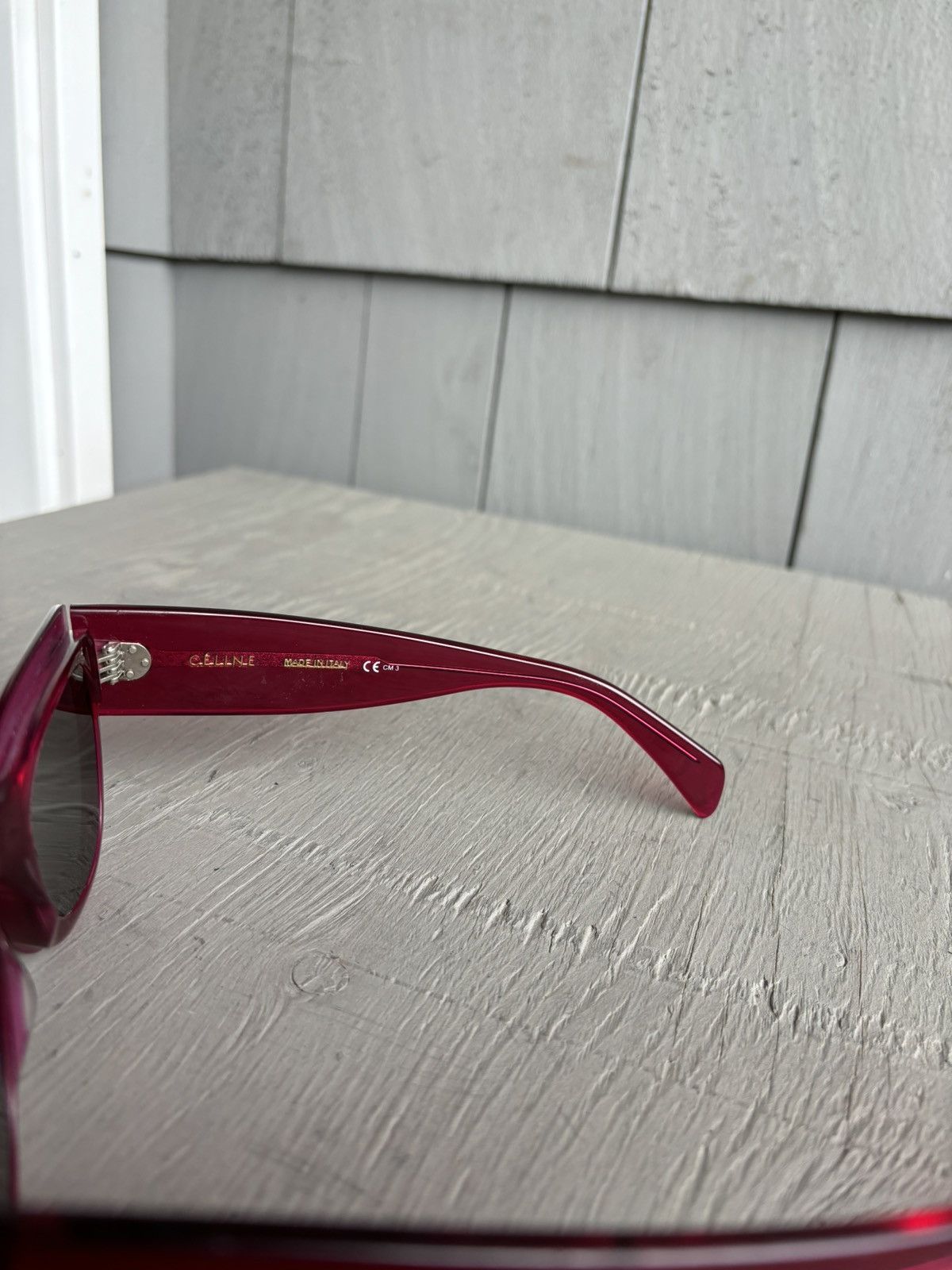 Celine × Designer Celine Sunglasses CL 41446/S Oversized Wayfarer Pink Céline Size ONE SIZE - 16 Thumbnail