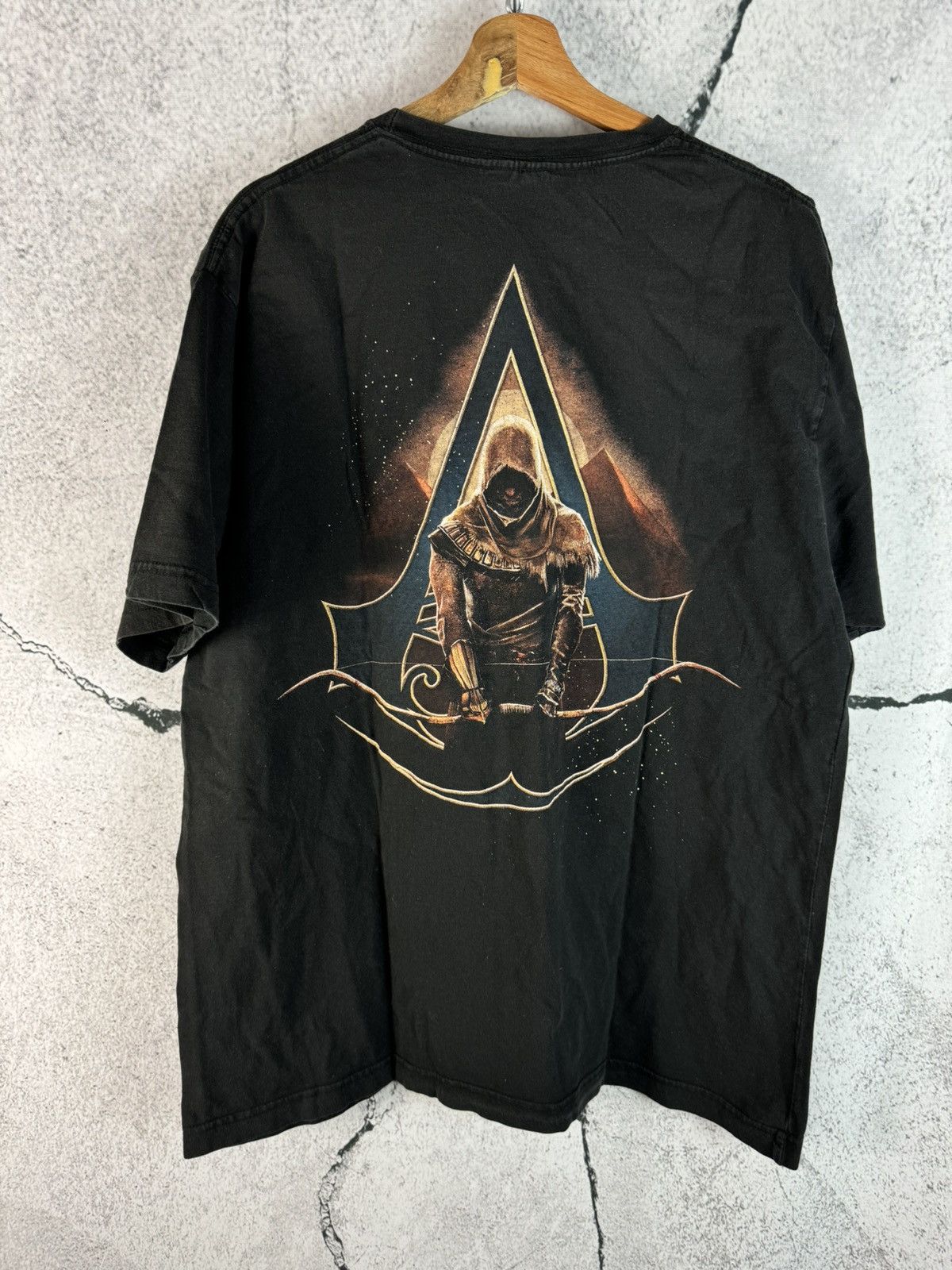 Playstation VINTAGE 2014 ASSASIN CREED ORIGINS Tshirt game ubisoft ea Size US XXL / EU 58 / 5 - 2 Thumbnail