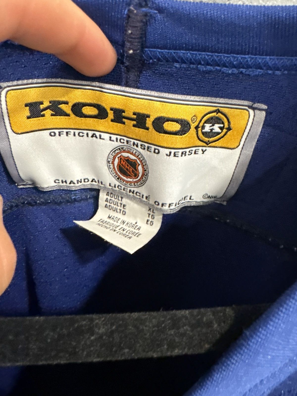 Koho Vintages 90s Toronto Maple Leafs Koho airknit jersey L Size US XL / EU 56 / 4 - 3 Thumbnail