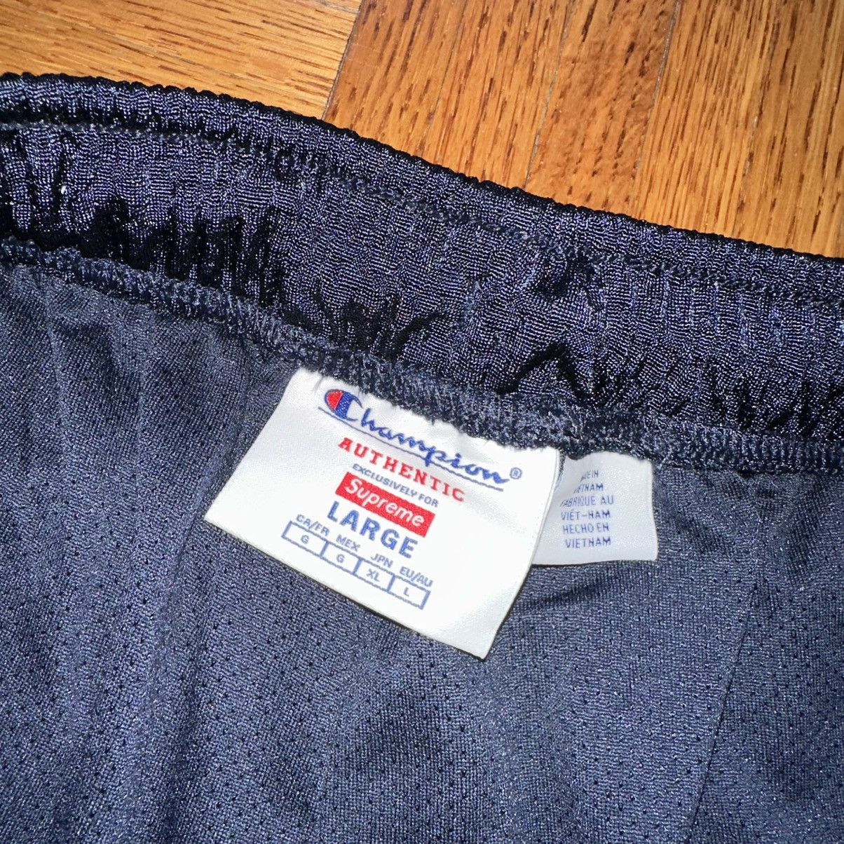 Champion × Supreme Supreme Champion Mesh Shorts sz Large 2024 Navy Blue NEW Size US 34 / EU 50 - 3 Thumbnail