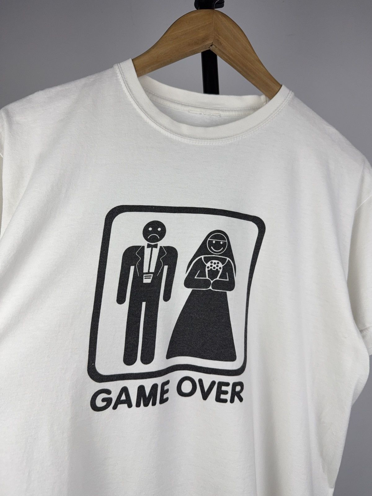Vintage Vintage 00s Retro Game Over Logo Humor Funny T shirt Size US S / EU 44-46 / 1 - 2 Thumbnail
