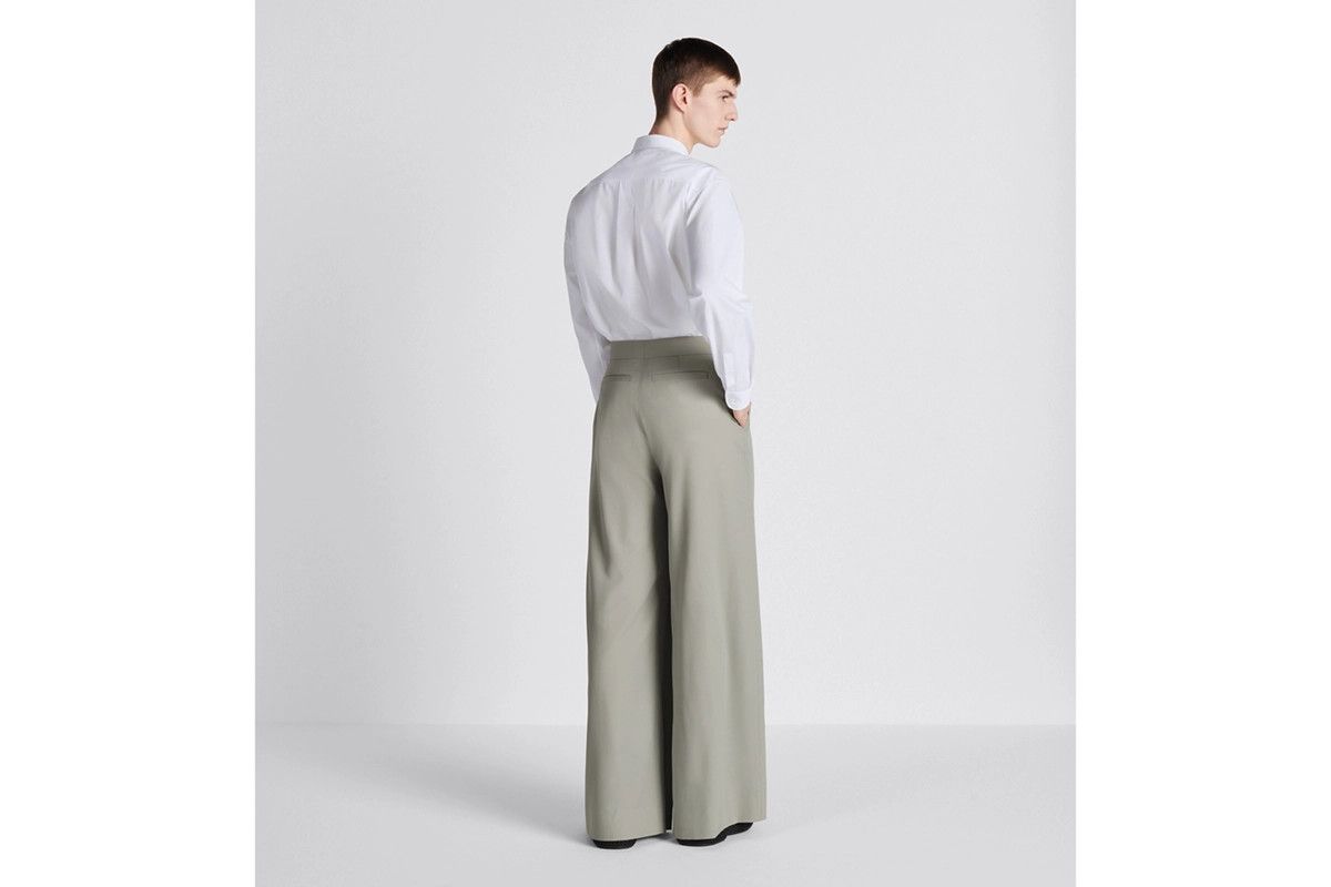 Dior o1bcso1str1124 Wide-Leg Pants in Grey Size US 34 / EU 50 - 6 Thumbnail