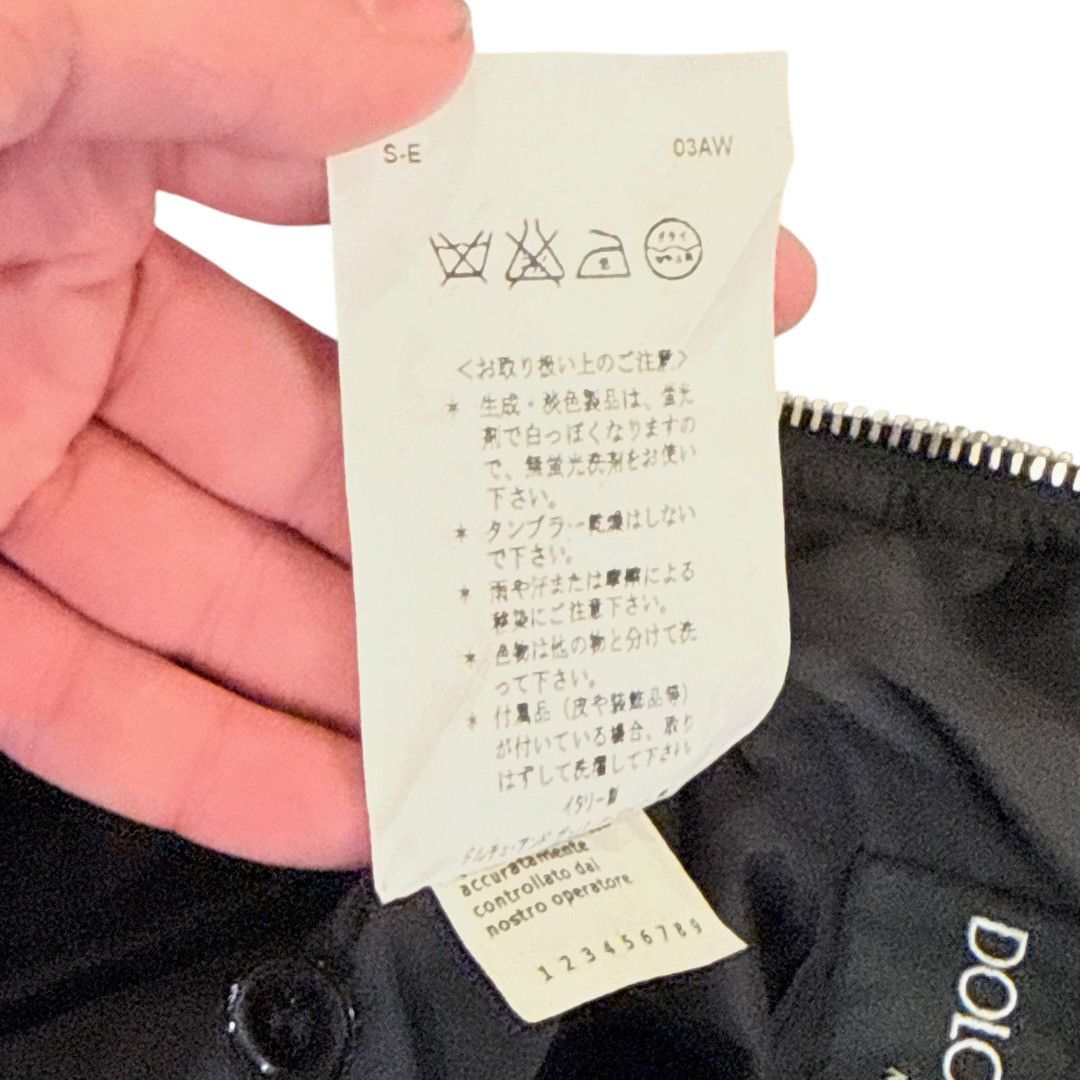 Dolce & Gabbana Dolce & Gabbana AW03 Utility Jacket in Black Polyamide Size US M / EU 48-50 / 2 - 6 Thumbnail