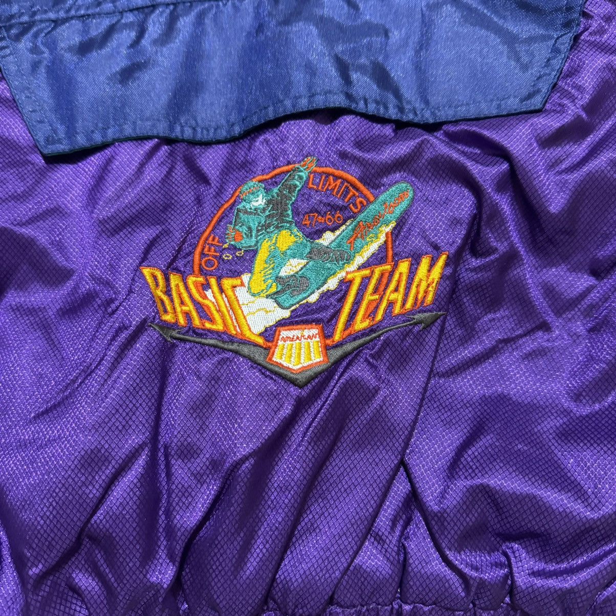 Vintage Basic American Team Snowboard Vintage Jacket Off Limits Size US L / EU 52-54 / 3 - 3 Thumbnail