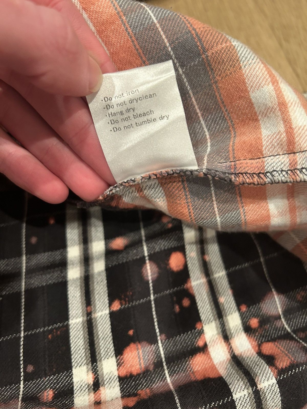 Vlone SS18 Bleached Vlone Flannel Size US M / EU 48-50 / 2 - 5 Thumbnail