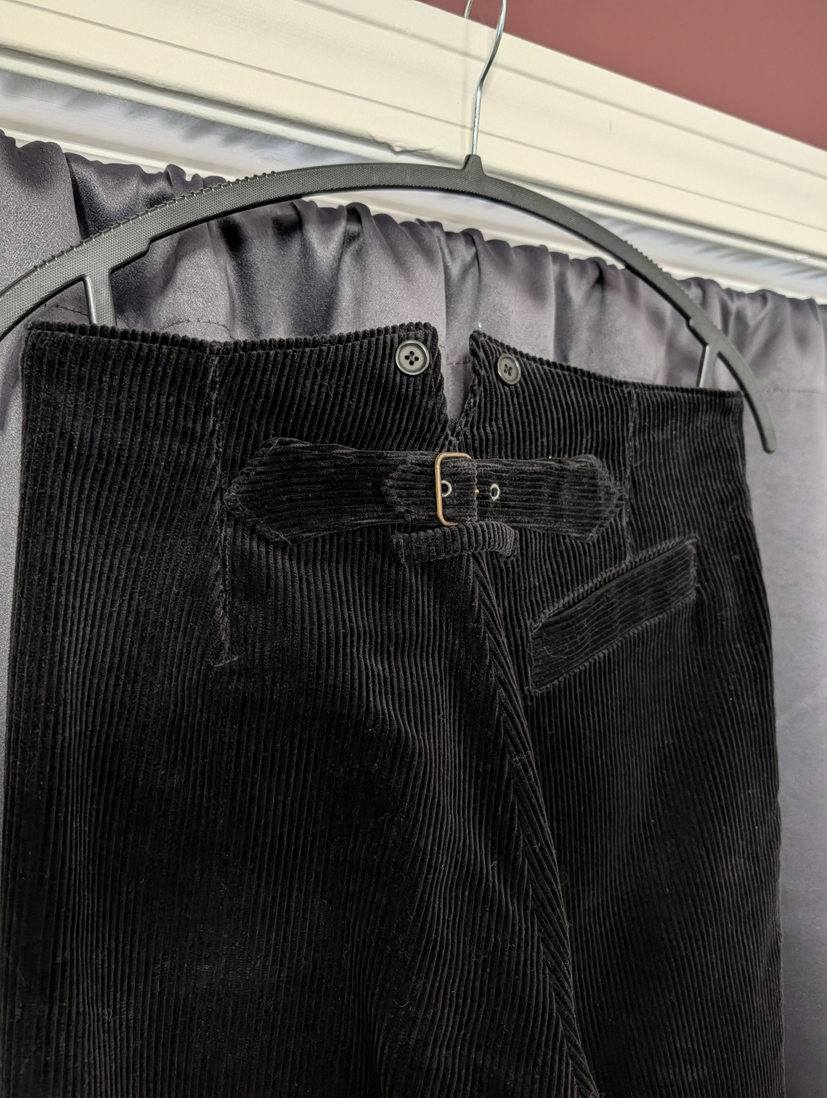 Jean Paul Gaultier HISTORIC Early90s Runway JPG Homme Sailor Leather Trim Pants Size US 30 / EU 46 - 11 Thumbnail