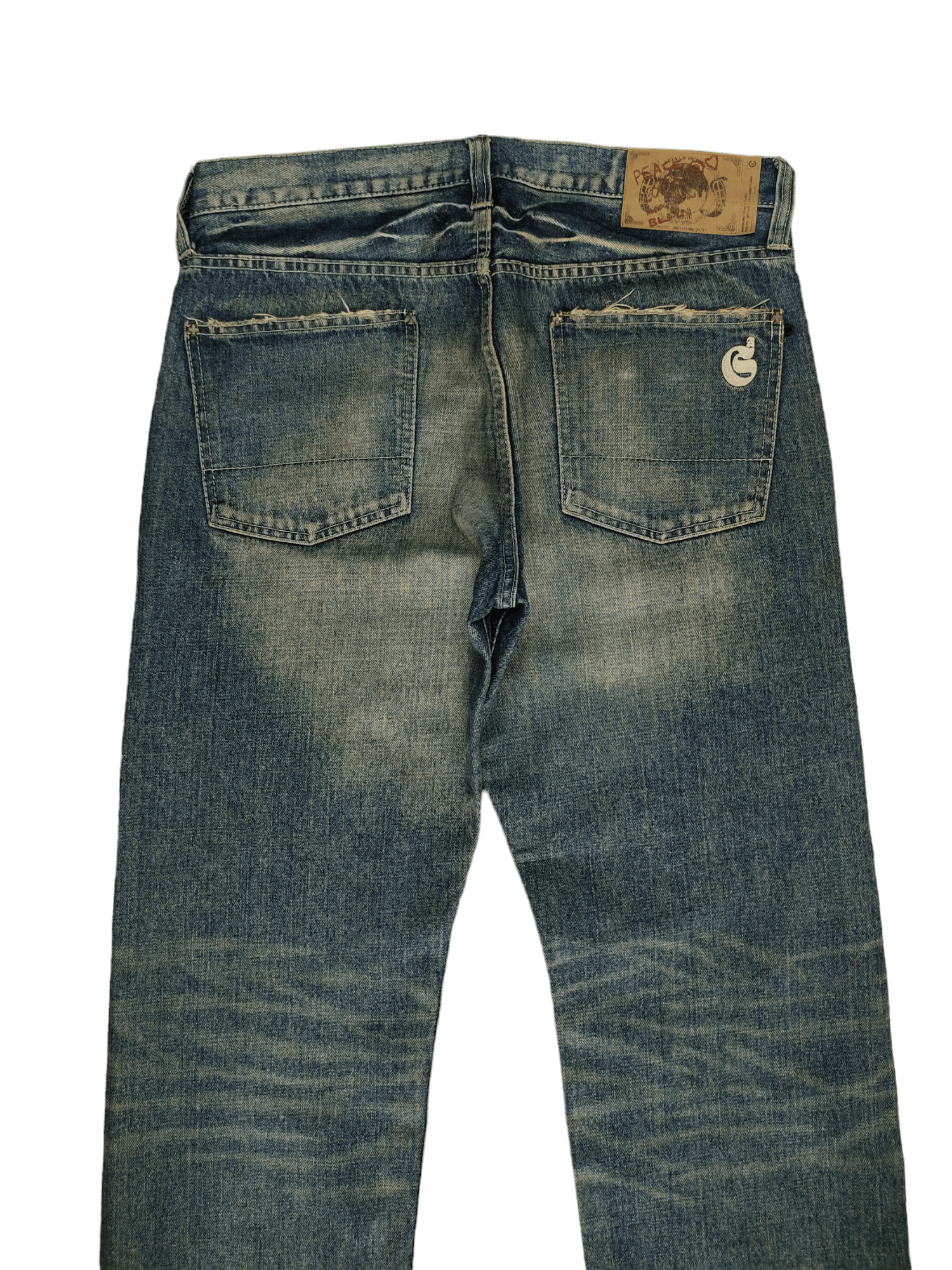 Kapital Vintage Andsuns Japan Clawmark Distress Repaired LooseJeans Size US 34 / EU 50 - 12 Thumbnail