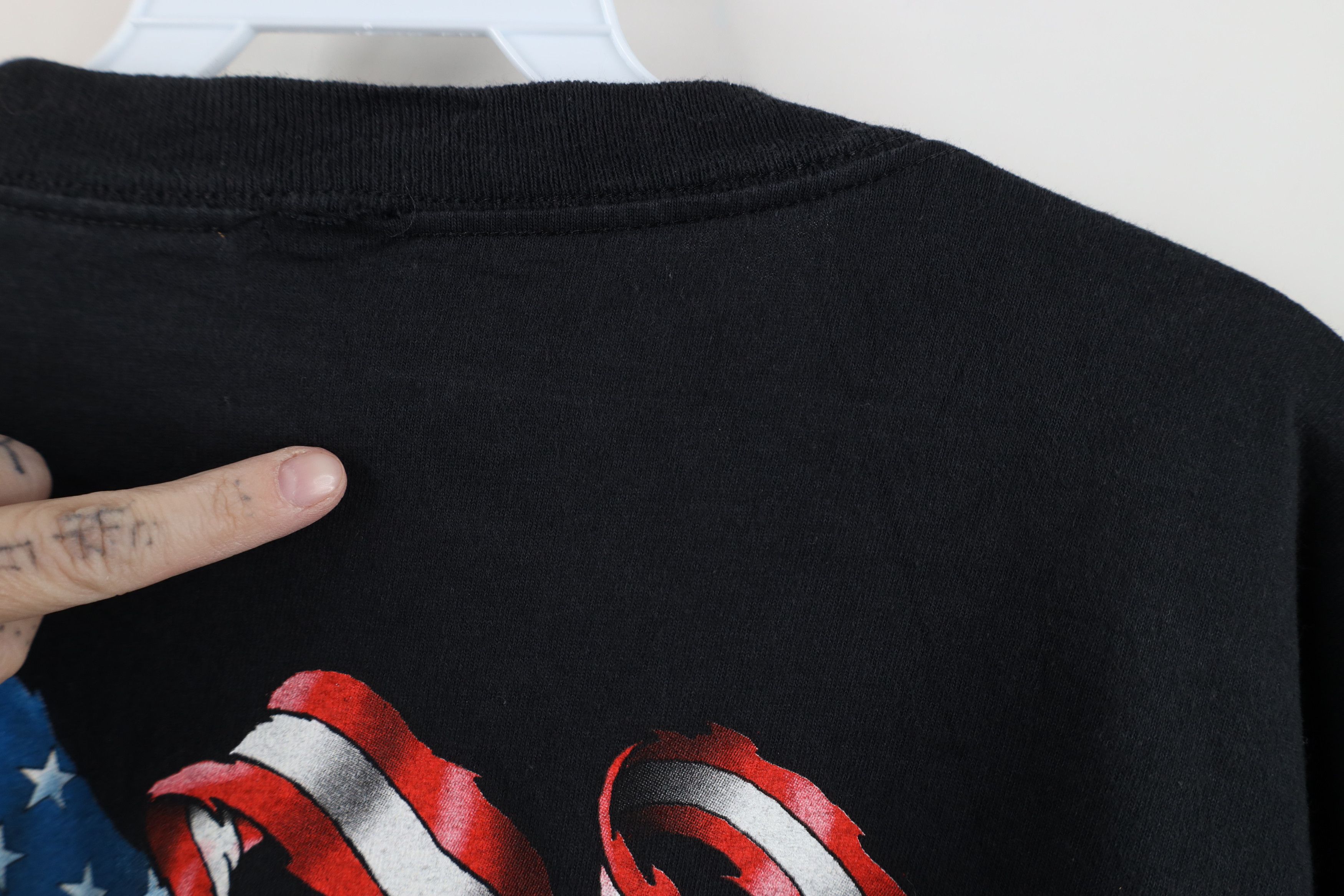 Vintage Vintage Y2K Streetwear Motorcycle Fire Flames T-Shirt Black Size US XXL / EU 58 / 5 - 9 Thumbnail
