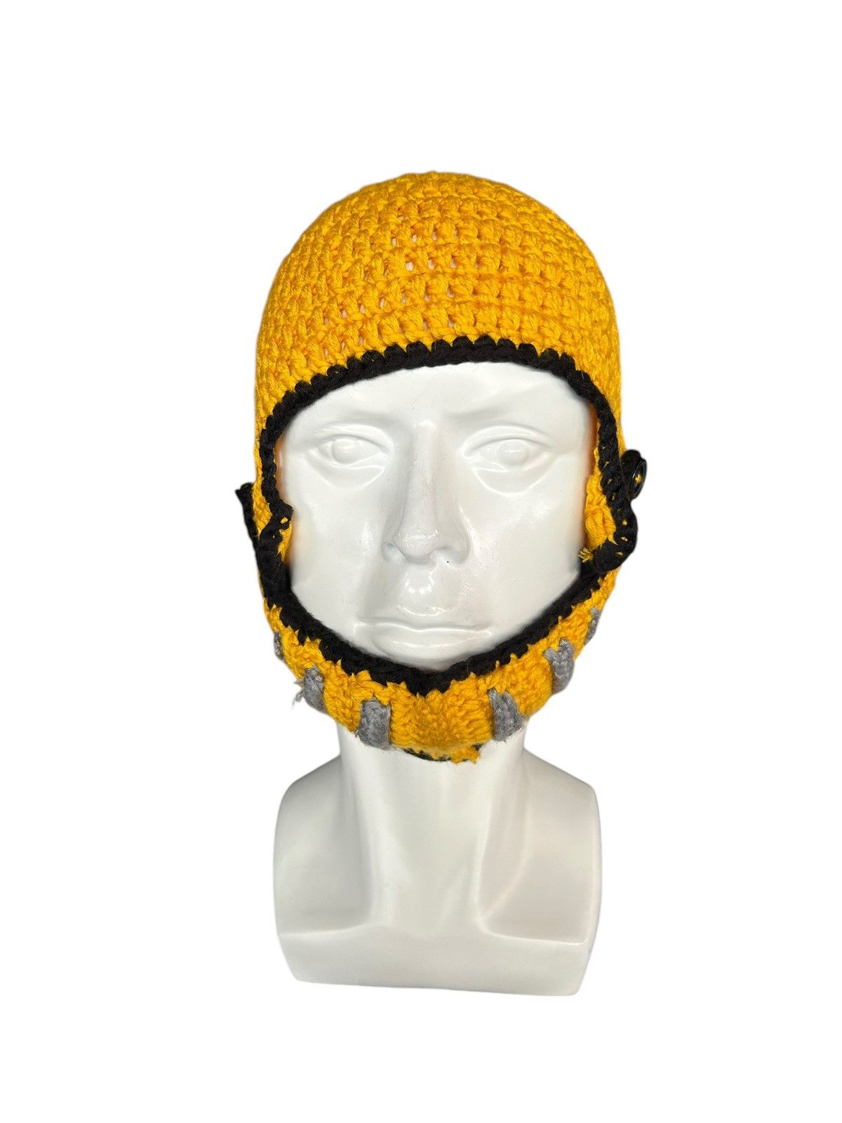 Japanese Brand × Kapital × Vintage Crochet Knitted Handmade Mohawk Rare Beanie Hats ☠️☠️ Size ONE SIZE - 7 Thumbnail