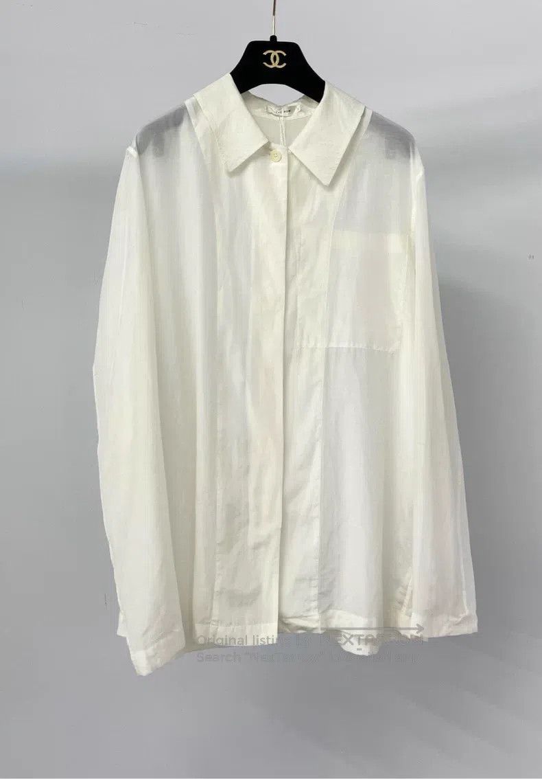 The Row The Row White Long Sleeve Shirt Size US XS / EU 42 / 0 - 1 Thumbnail