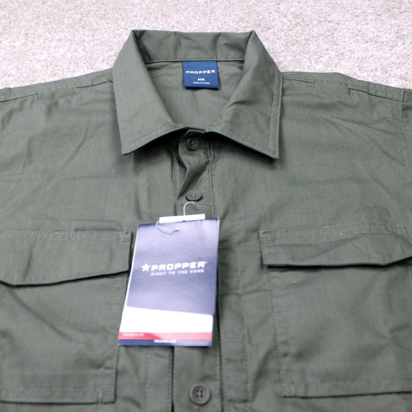 Propper Propper RevTac Shirt NWT Womens Medium Green Ripstop Stain-Resistant Long Sleeve Size M / US 6-8 / IT 42-44 - 4 Thumbnail