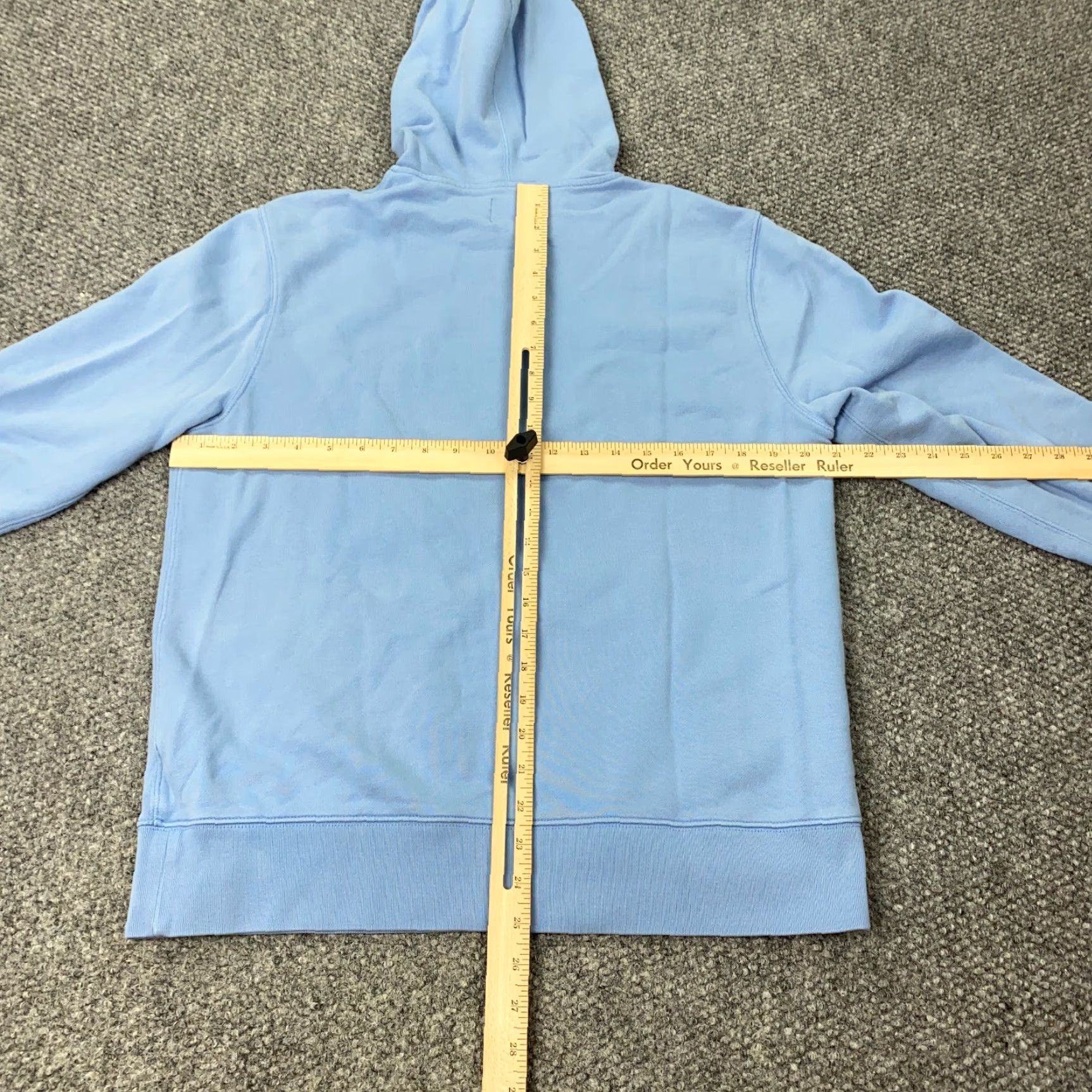 J.Crew VINTAGE J.CREW Fleece Hoodie Shirt Womens Large Blue Sweatshirt Pullover Hooded Casual Outerwear, 90s-inspired Womens Hoodie Size L / US 10 / IT 46 - 7 Thumbnail