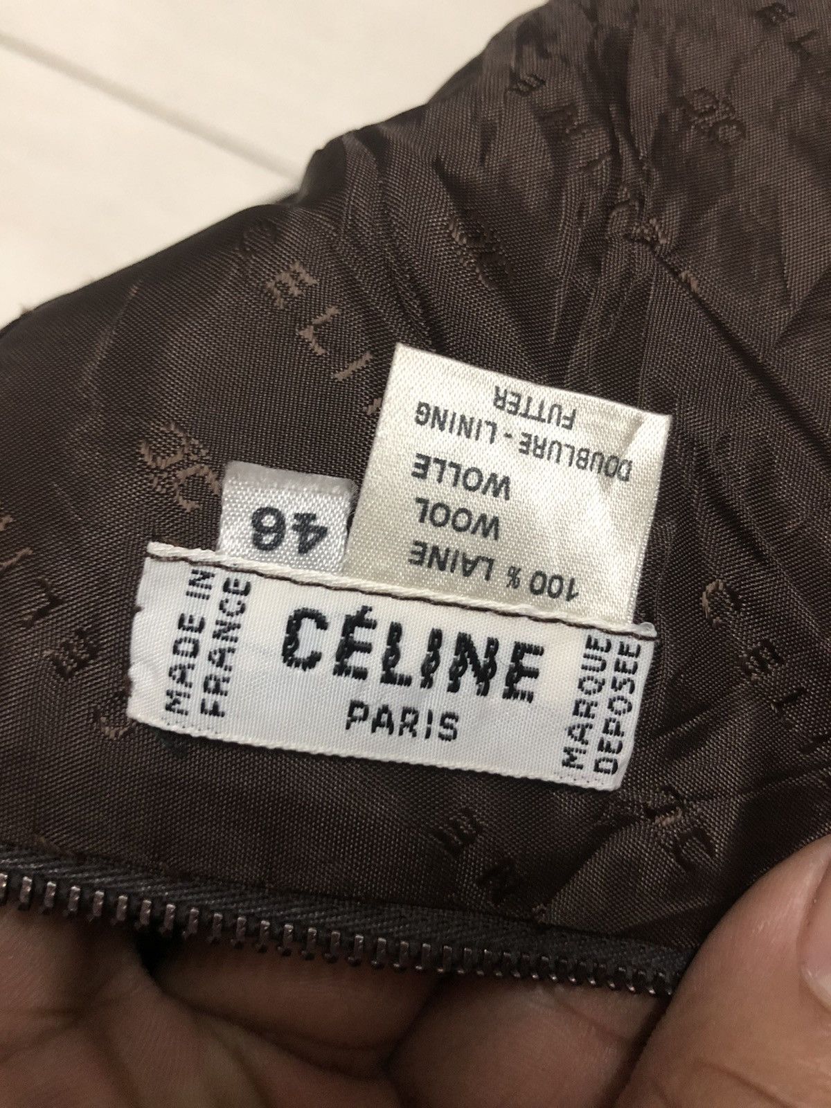 Celine Vtg celine paris buckle brown midi skirt Size 34" / US 12 / IT 48 - 6 Thumbnail