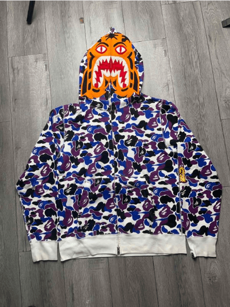 Bape Bape Shark Hooded Jacket Size US M / EU 48-50 / 2 - 1 Thumbnail