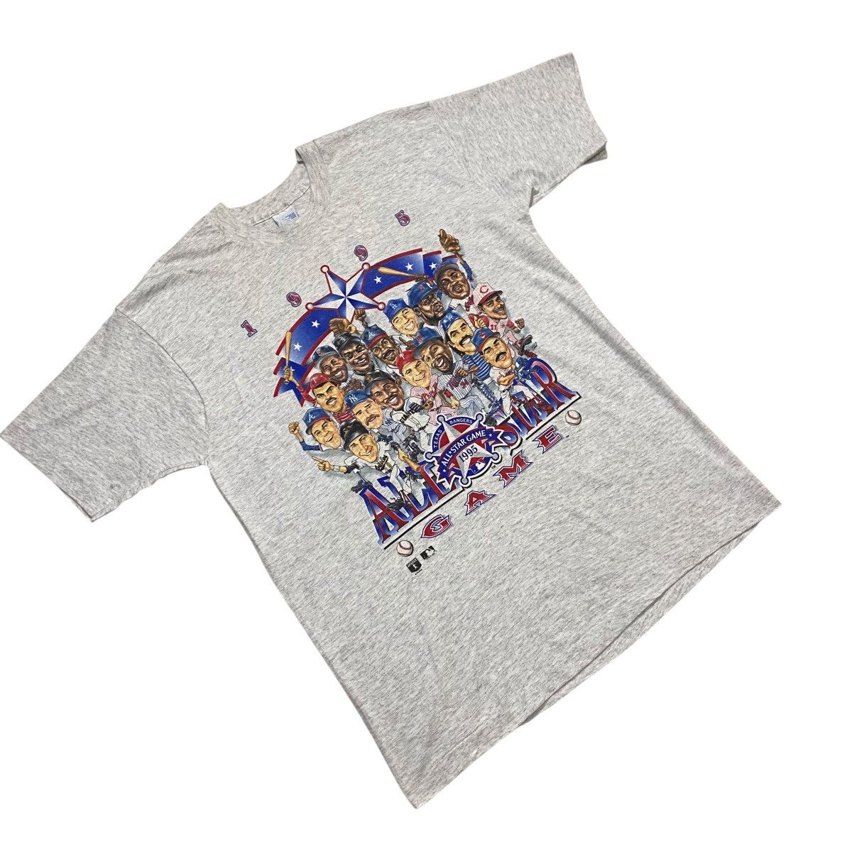 Vintage Deadstock 💥💥Vintage 90 MLB Texas Ranjer tee Size US L / EU 52-54 / 3 - 5 Thumbnail