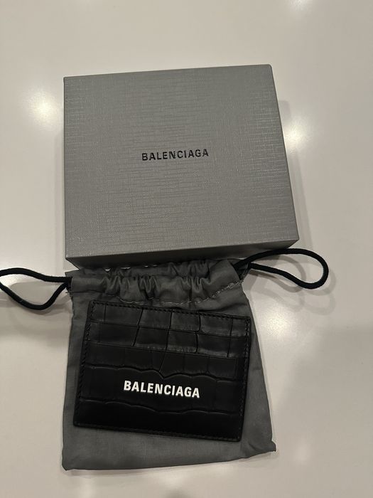 Balenciaga Balenciaga Croc Embossed Card Holder | Grailed