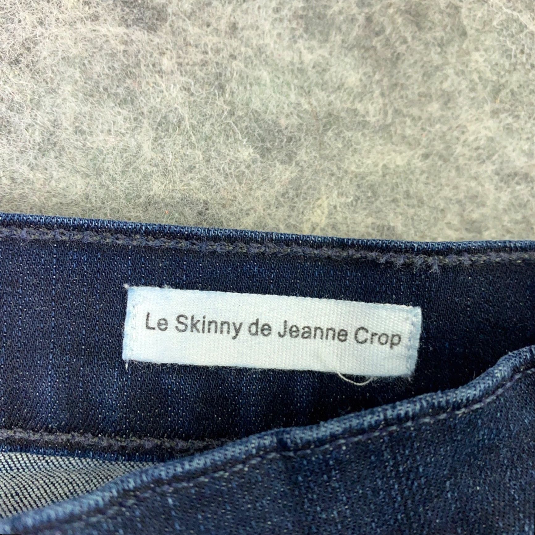 Frame Frame Jeans Womens 27 Blue Mid Rise Skinny Cropped Stretch Denim Frame Le Skinny De Jeanne Womens Jeans Size 27" / US 4 / IT 40 - 5 Thumbnail