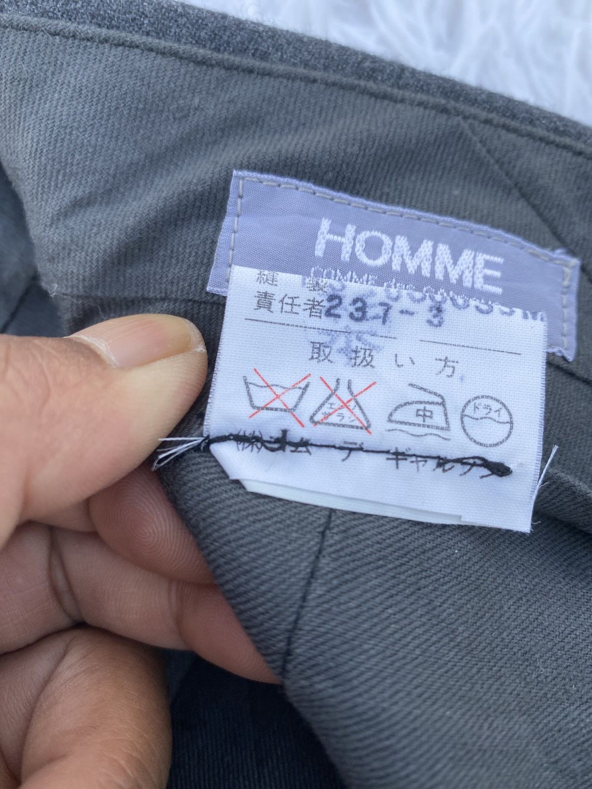 Comme des Garcons Rare Vintage Comme Des Garcons Homme Wool Pants Size US 28 / EU 44 - 18 Thumbnail