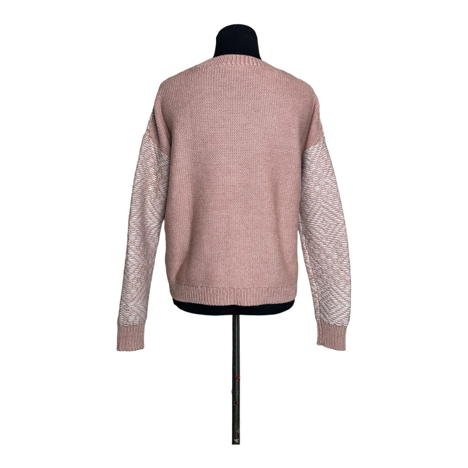 Madewell Madewell Blush Argyle Southwest Pullover Sweater Size XXS Size XXS / US 00 / IT 34 - 3 Thumbnail