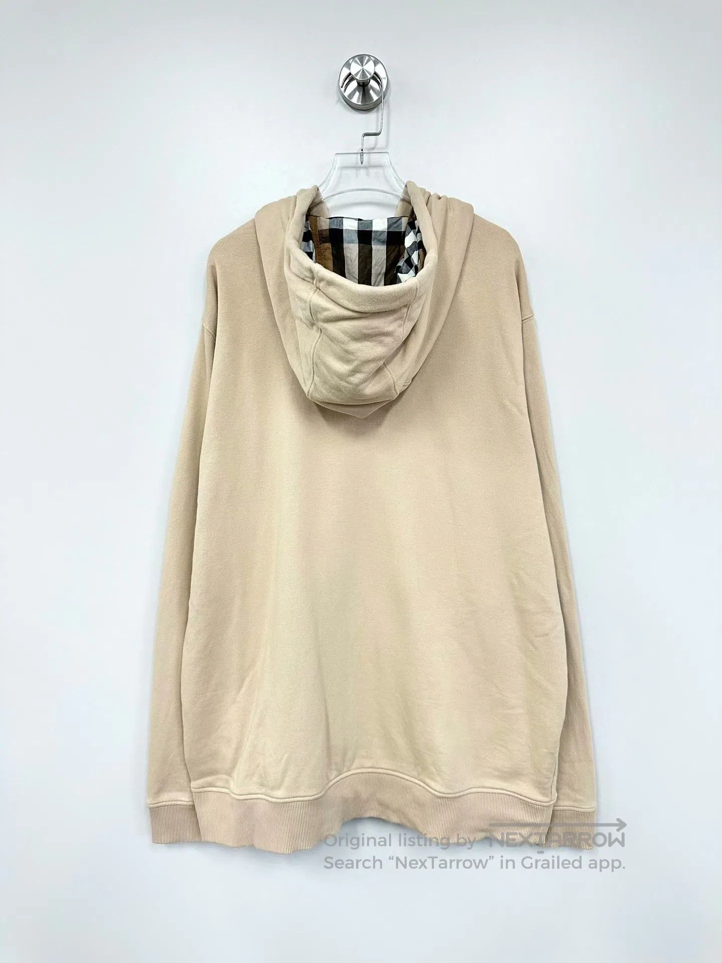 Burberry Burberry Khaki letter logo zipper hooded sweatshirt| Size US XL / EU 56 / 4 - 2 Thumbnail