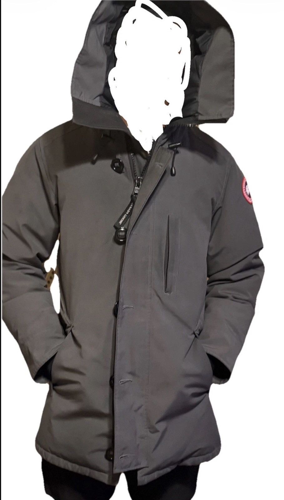 Canada Goose CANADA GOOSE Men's Chateau Parka Non-Fur, Small, Graphite Size US S / EU 44-46 / 1 - 1 Thumbnail