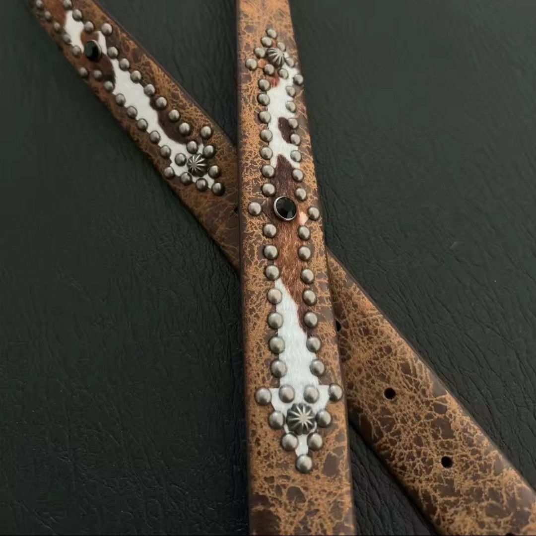 Other Distressed Metal Carved Belt Size ONE SIZE - 3 Thumbnail