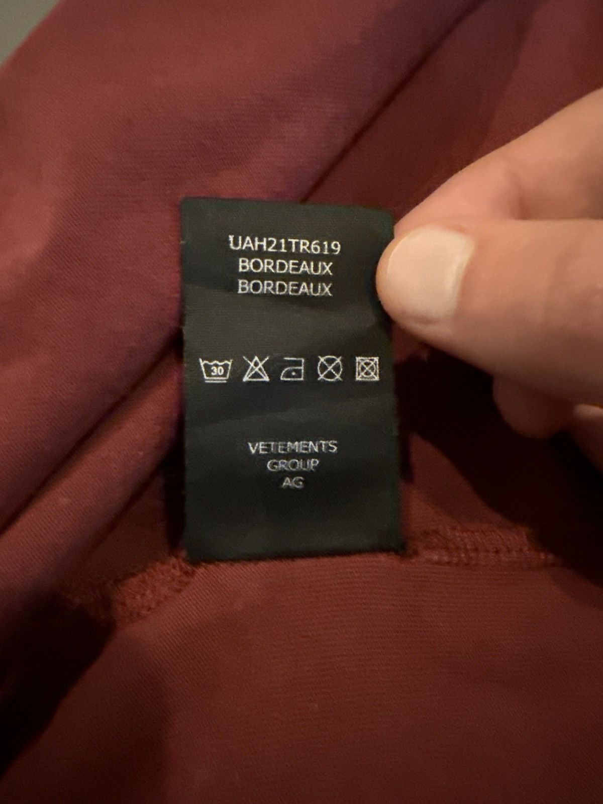 Vetements Vetements AW21 WRITTEN LOGO T-SHIRT Size US M / EU 48-50 / 2 - 5 Thumbnail