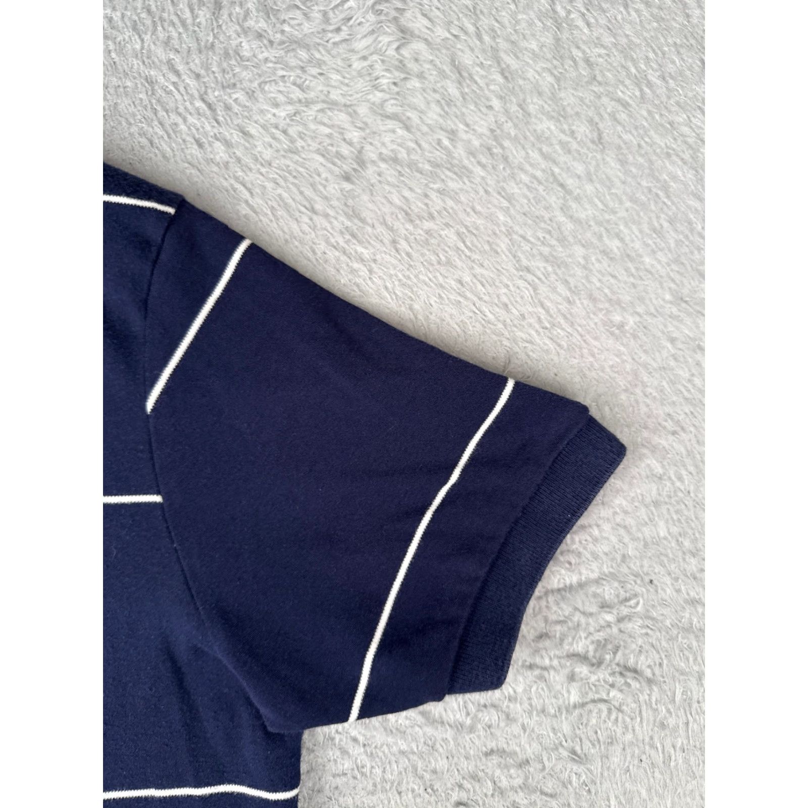 Ralph Lauren VINTAGE Polo Ralph Lauren Shirt Men Medium Blue Stripe 100% Cotton READ Size US M / EU 48-50 / 2 - 2 Thumbnail