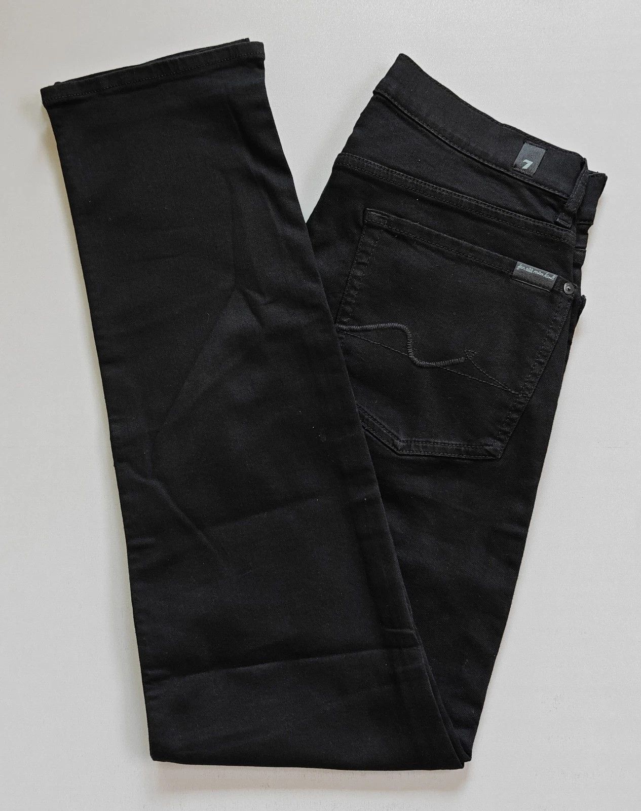 7 For All Mankind 7 For All ManKind slimmy Black Onyx Jeans T / 6036 Size US 31 - 12 Thumbnail