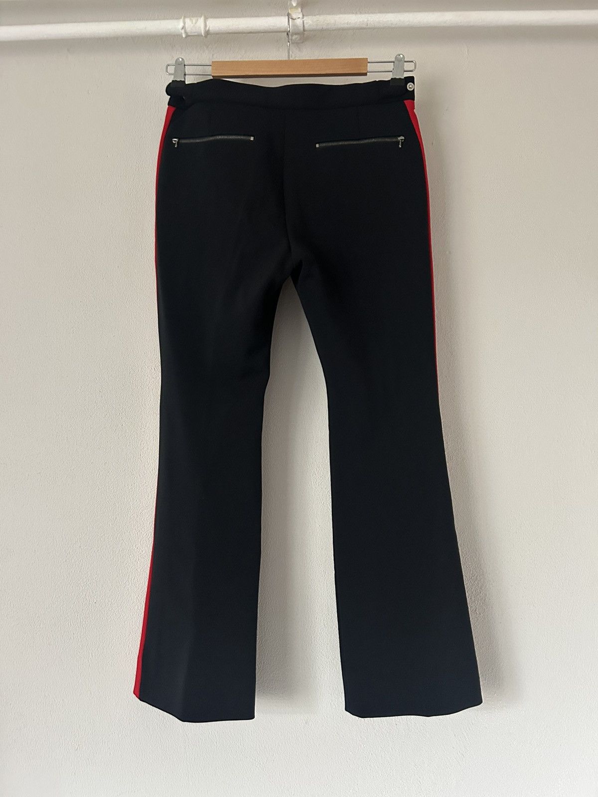 Gucci Gucci Black Flared Pants with Red Side Stripes Size US 30 / EU 46 - 5 Thumbnail
